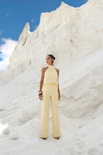 Conjunto Frente Única Linho Manteiga