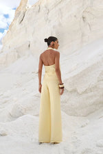 Conjunto Frente Única Linho Manteiga