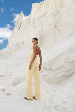 Conjunto Frente Única Linho Manteiga